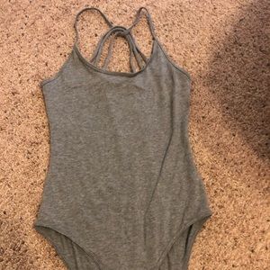 Grey bodysuit